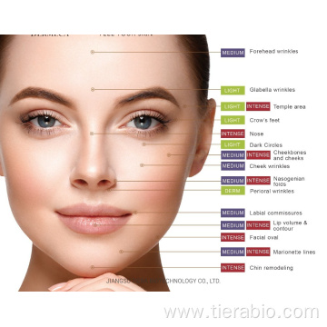 beauty injection hyaluronic acid dermal filler with lido